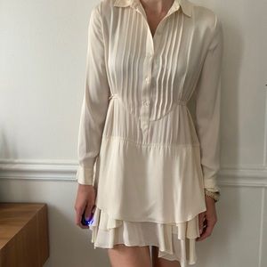 Marissa Webb Silk Tuxedo Dress